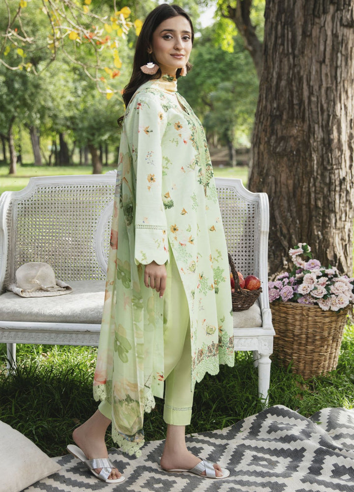 Summer Breez By Humdum Printed Lawn Suits Unstitched 3 Piece HD25SB D-02 - Summer Collection