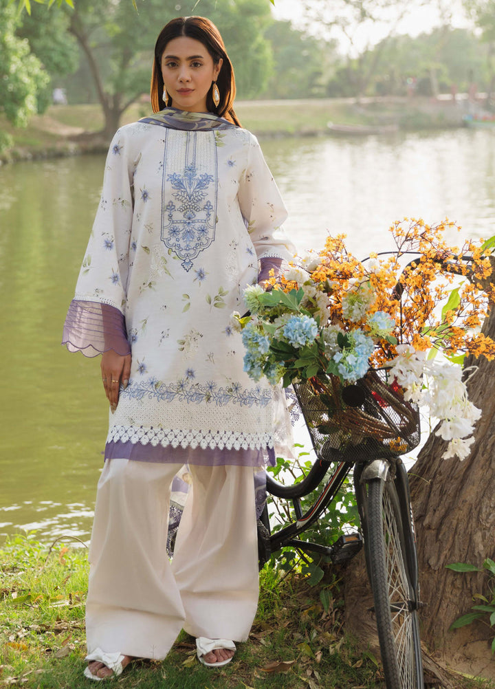 Summer Breez By Humdum Printed Lawn Suits Unstitched 3 Piece HD25SB D-03 - Summer Collection