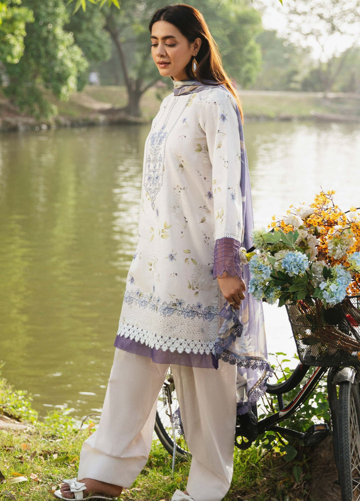Summer Breez By Humdum Printed Lawn Suits Unstitched 3 Piece HD25SB D-03 - Summer Collection
