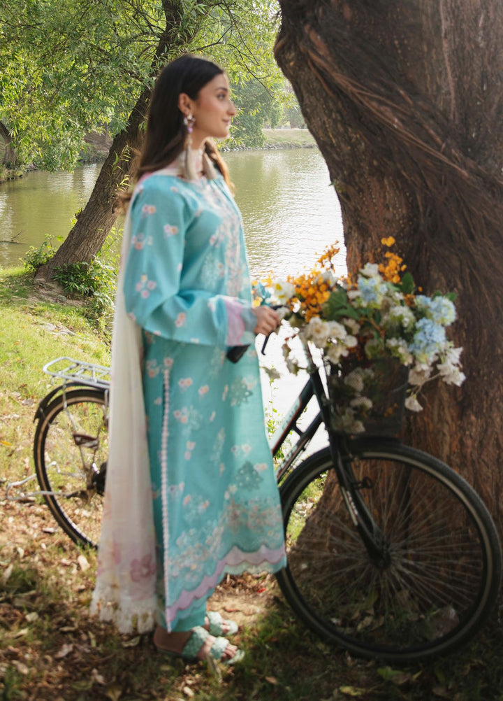 Summer Breez By Humdum Printed Lawn Suits Unstitched 3 Piece HD25SB D-06 - Summer Collection