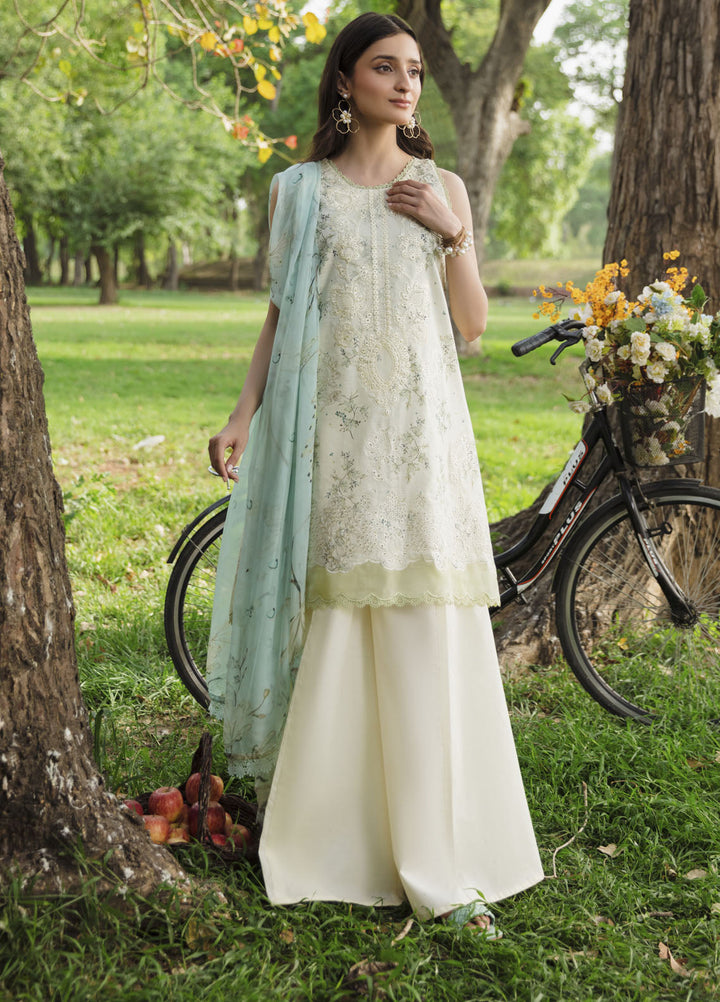 Summer Breez By Humdum Printed Lawn Suits Unstitched 3 Piece HD25SB D-09 - Summer Collection