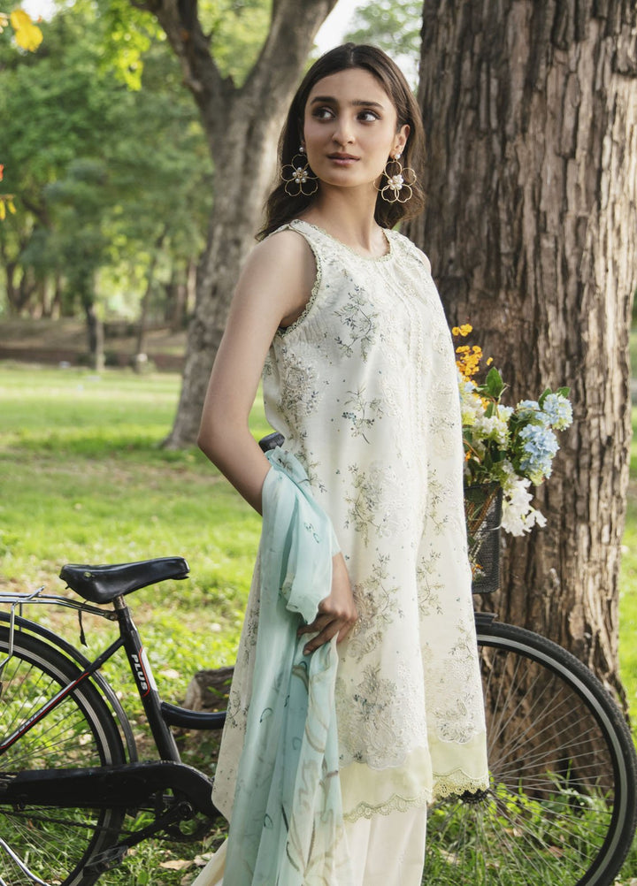 Summer Breez By Humdum Printed Lawn Suits Unstitched 3 Piece HD25SB D-09 - Summer Collection