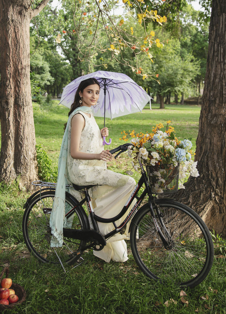 Summer Breez By Humdum Printed Lawn Suits Unstitched 3 Piece HD25SB D-09 - Summer Collection