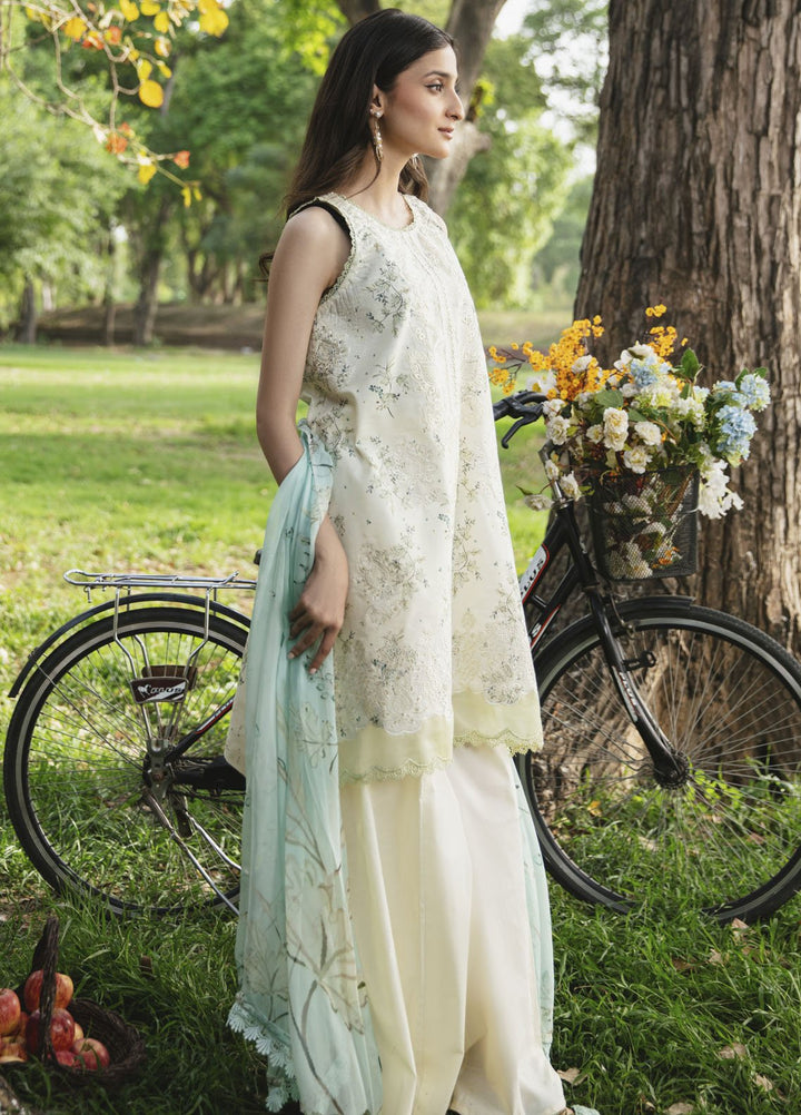 Summer Breez By Humdum Printed Lawn Suits Unstitched 3 Piece HD25SB D-09 - Summer Collection