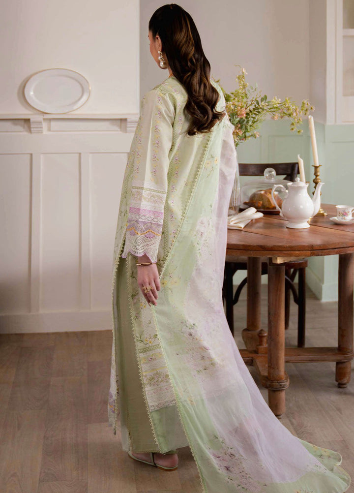 Summer Lines by Neeshay Embroidered Lawn Suits Unstitched 3 Piece NSH25SL Spring Fern - Summer Collection