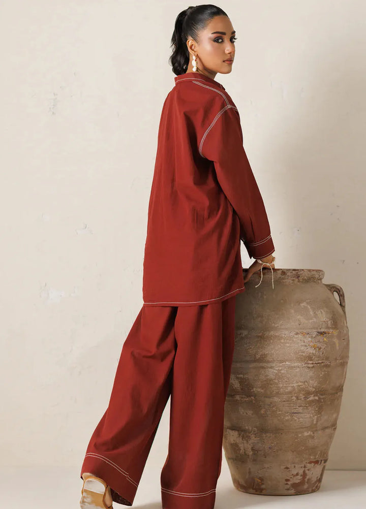 Summer Sorbet By Minutiae Pret Casual Lawn 2 Piece Suit Pecan Co-Ord