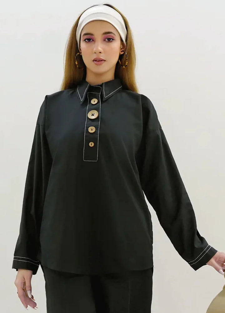 Summer Sorbet By Minutiae Pret Casual Lawn 2 Piece Suit Raven Co-Ord