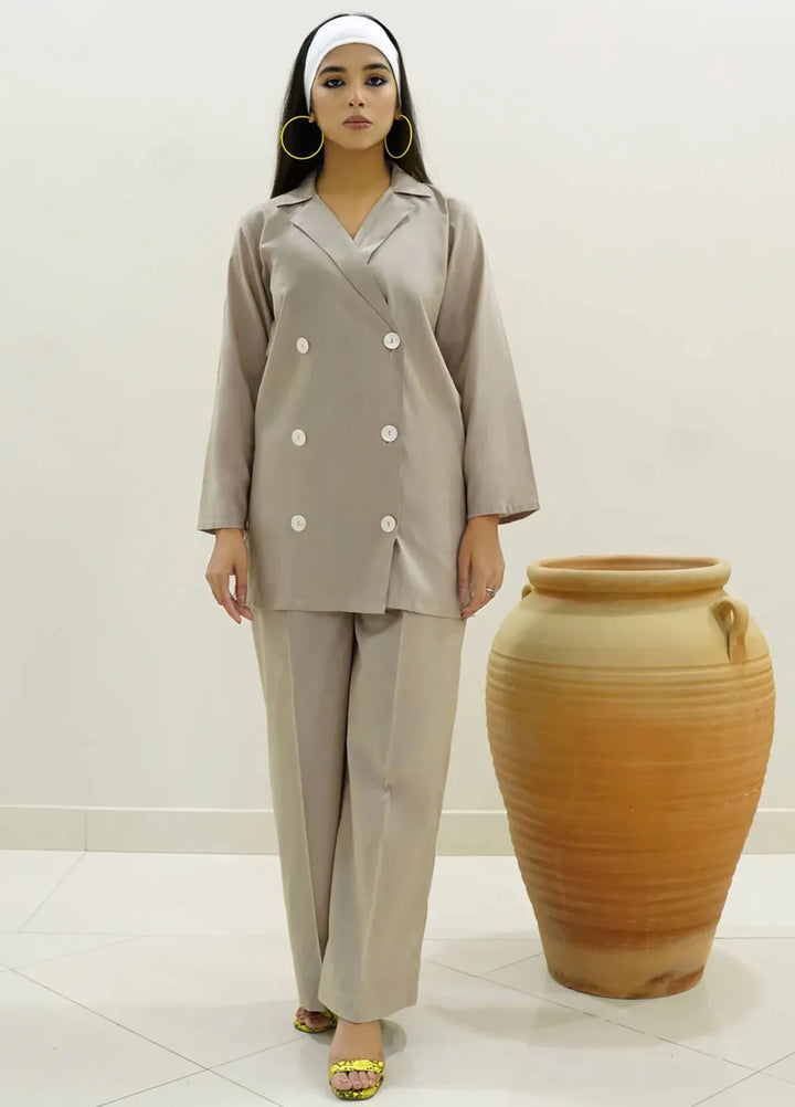 Summer Sorbet By Minutiae Pret Casual Lawn 2 Piece Suit Slate Co-Ord