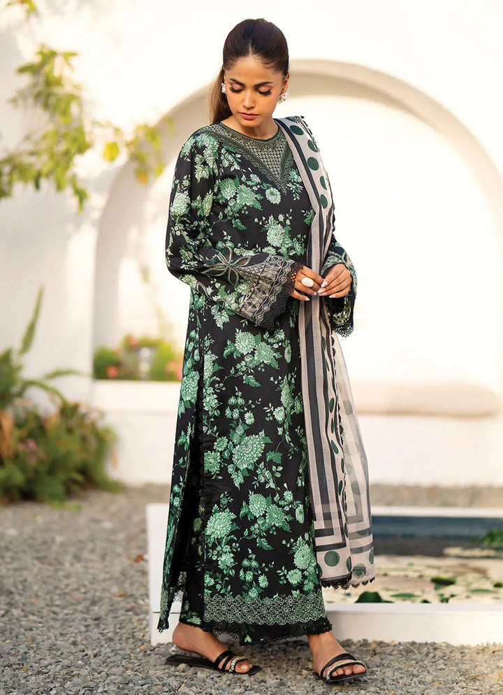 Summer Soriee By Xenia Embroidered Lawn Suit Unstitched 3 Piece ZE24SS Fila - Summer Collection