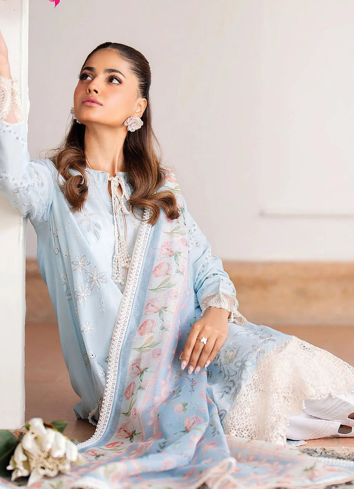 Summer Soriee By Xenia Embroidered Lawn Suit Unstitched 3 Piece ZE24SS Fiza - Summer Collection