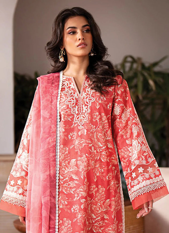 Summer Soriee By Xenia Embroidered Lawn Suit Unstitched 3 Piece ZE24SS Visai - Summer Collection