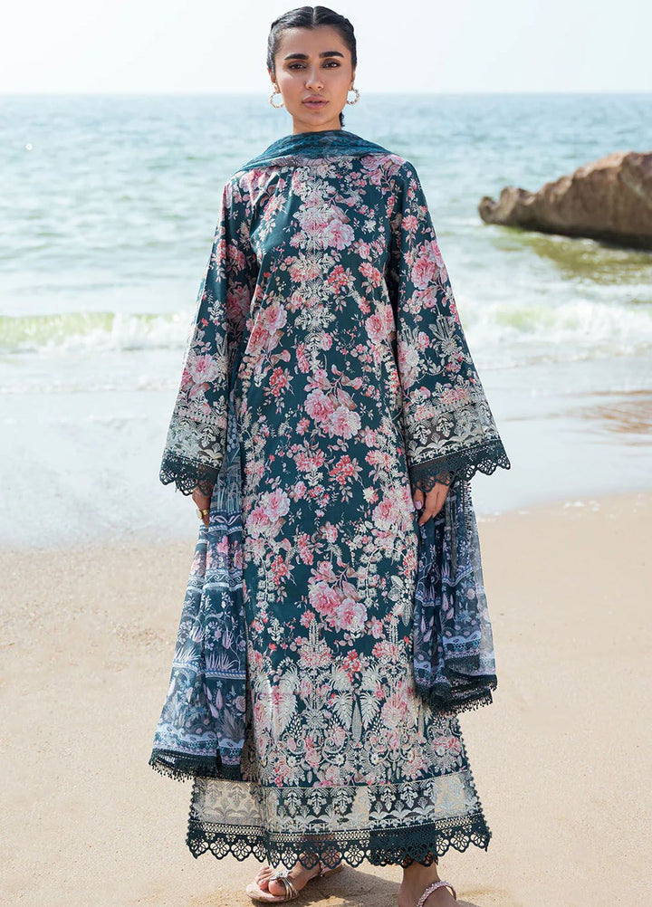 Summer Together by Afrozeh Embroidered Lawn Suit Unstitched 3 Piece AF24ST Clover - Summer Collection