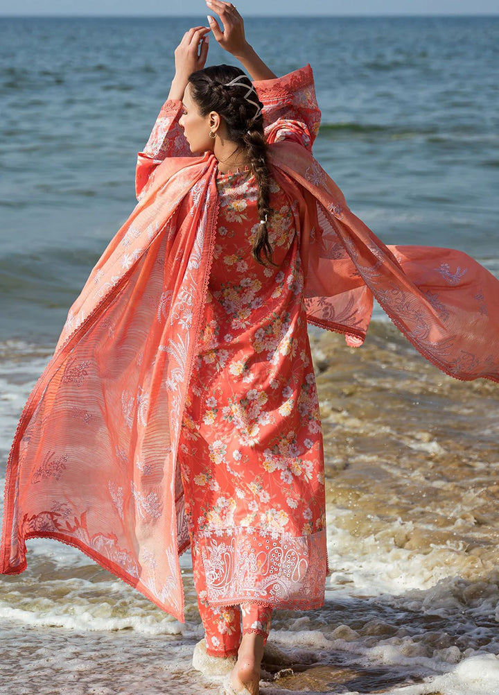 Summer Together by Afrozeh Embroidered Lawn Suit Unstitched 3 Piece AF24ST Jasmine - Summer Collection