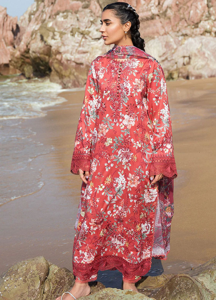 Summer Together by Afrozeh Embroidered Lawn Suit Unstitched 3 Piece AF24ST Scarley - Summer Collection