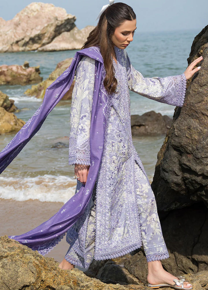 Summer Together by Afrozeh Embroidered Lawn Suit Unstitched 3 Piece AF24ST Wisteria - Summer Collection