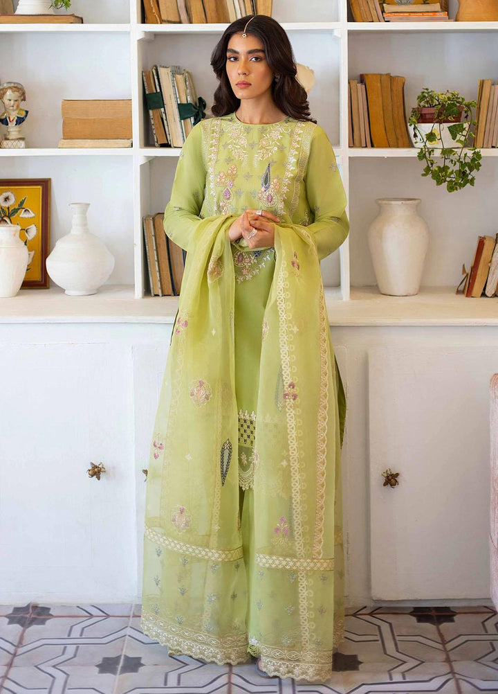 Sunehray Din By Seran Embroidered Lawn Suits Unstitched 3 Piece SRN23SD D-09 Nilofar - Festive Collection