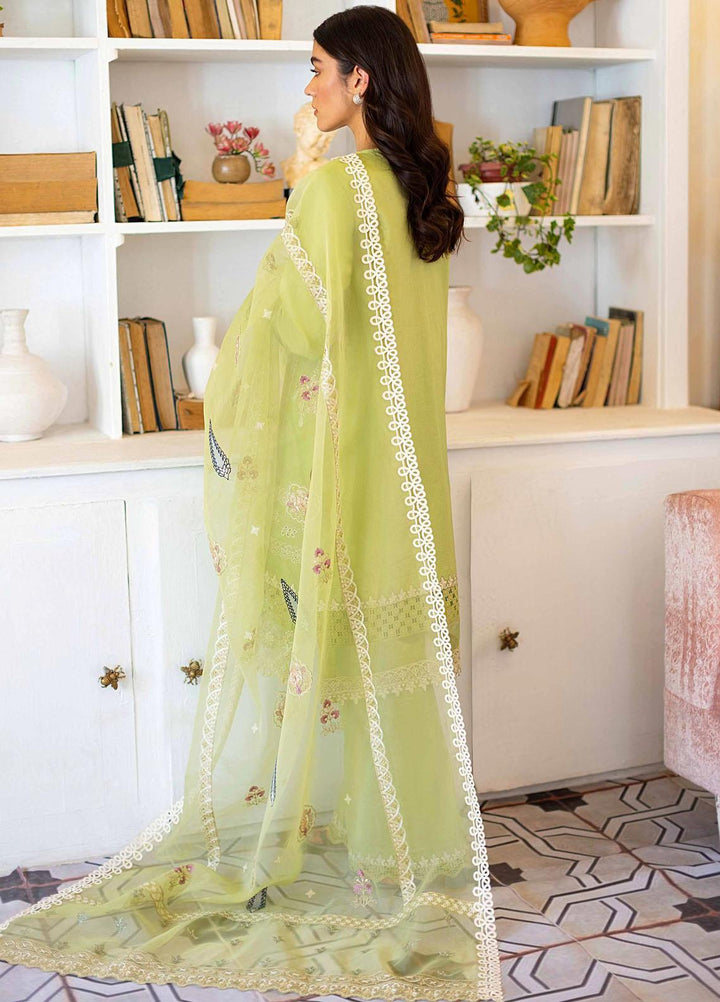 Sunehray Din By Seran Embroidered Lawn Suits Unstitched 3 Piece SRN23SD D-09 Nilofar - Festive Collection