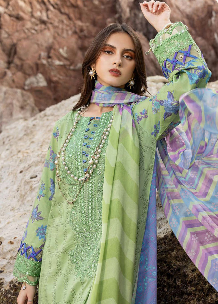 Sunshine By Charizma Embroidered Lawn Suit Unstitched 3 Piece CRZ24SL SN4-06 - Summer Collection