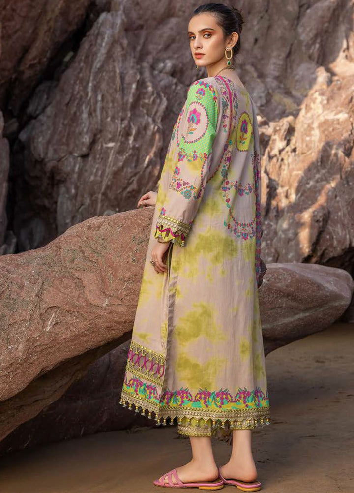 Sunshine By Charizma Embroidered Lawn Suit Unstitched 3 Piece CRZ24SL SN4-08 - Summer Collection