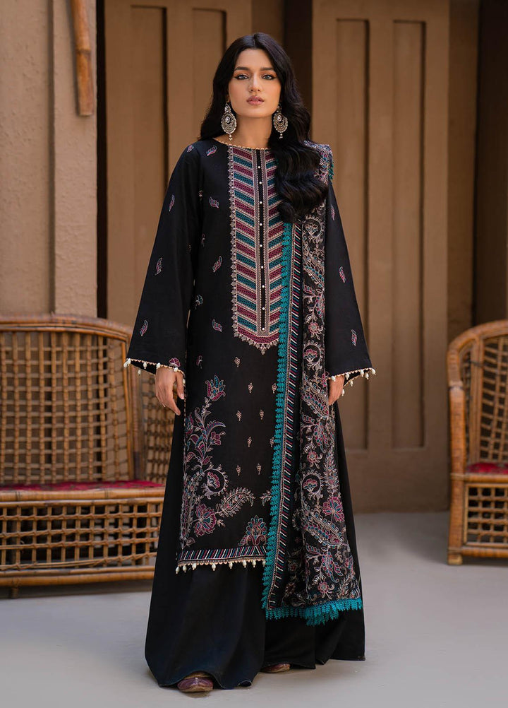 Surmai By Humdum Embroidered Lawn Suits Unstitched 3 Piece HD23S D-1 - Summer Collection