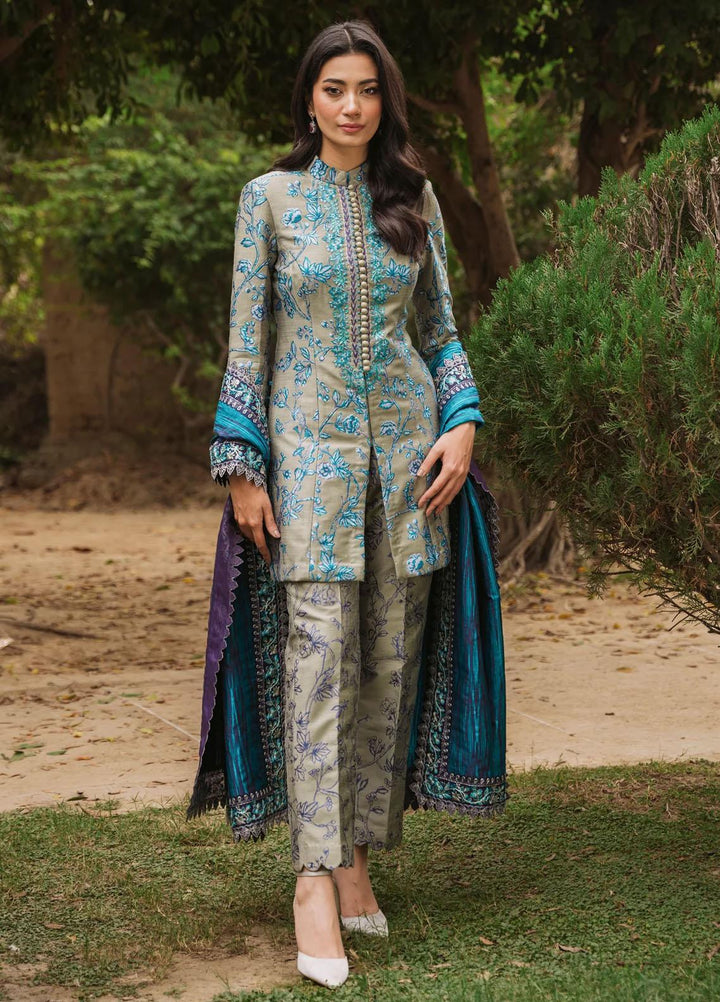 Sable Vogue Embroidered Jacquard Suits Unstitched 3 Piece SV23WU SWC-02-23 - Winter Collection