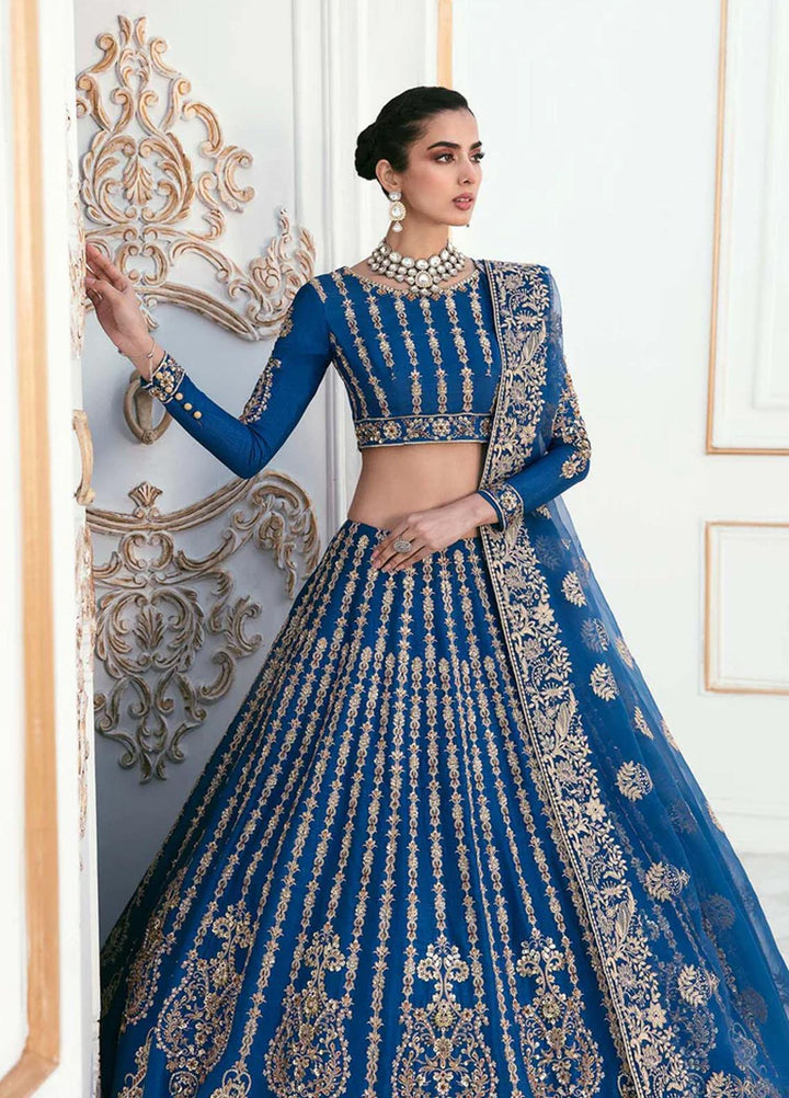 Sylvia By Akbar Aslam Embroidered Raw Silk Suits Unstitched 4 Piece AA23S 1452 Dyla - Wedding Collection