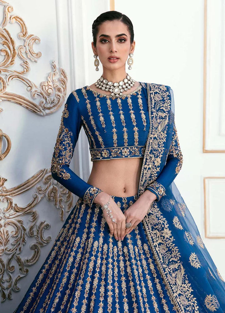 Sylvia By Akbar Aslam Embroidered Raw Silk Suits Unstitched 4 Piece AA23S 1452 Dyla - Wedding Collection