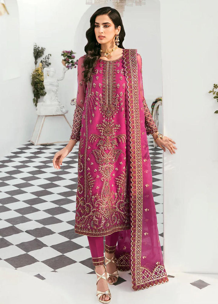 Sylvia By Akbar Aslam Embroidered Organza Suits Unstitched 4 Piece AA23S 1461 Isla - Wedding Collection
