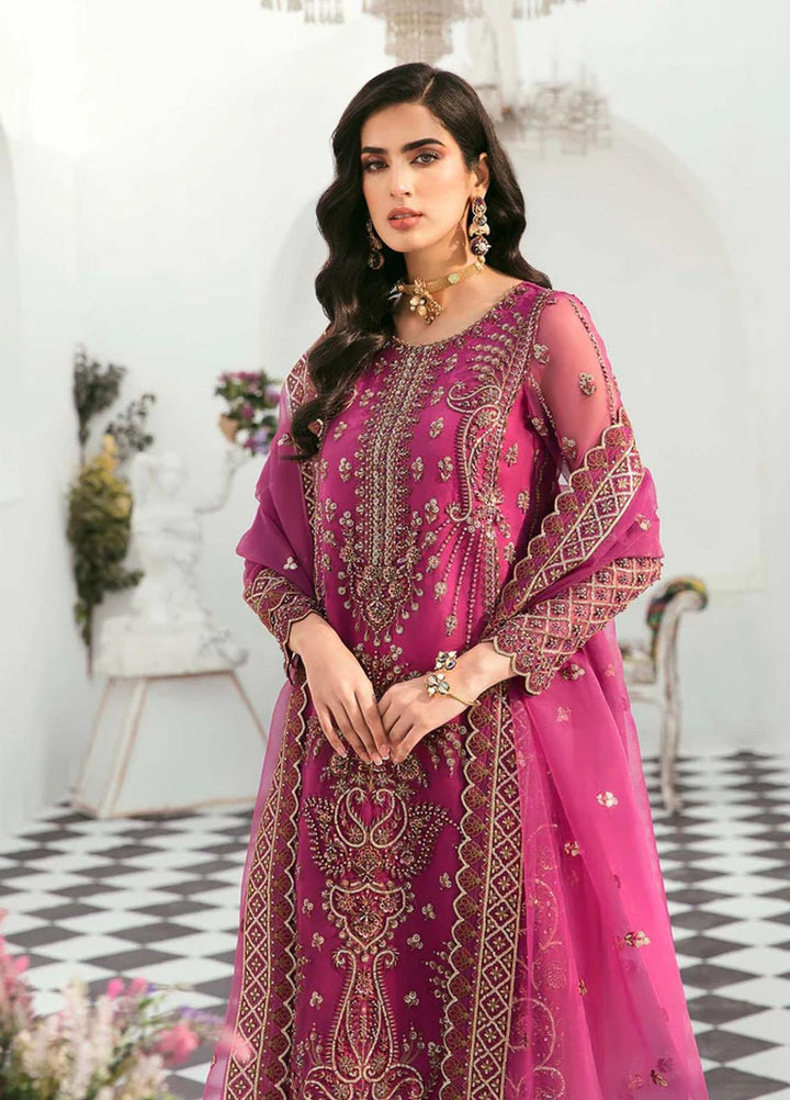 Sylvia By Akbar Aslam Embroidered Organza Suits Unstitched 4 Piece AA23S 1461 Isla - Wedding Collection