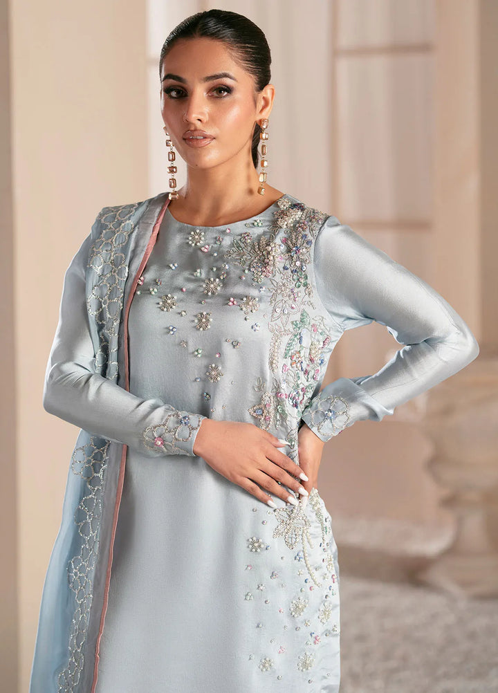 Symphony by AJR Pret Embroidered 3 Piece Suit Midnight Bloom