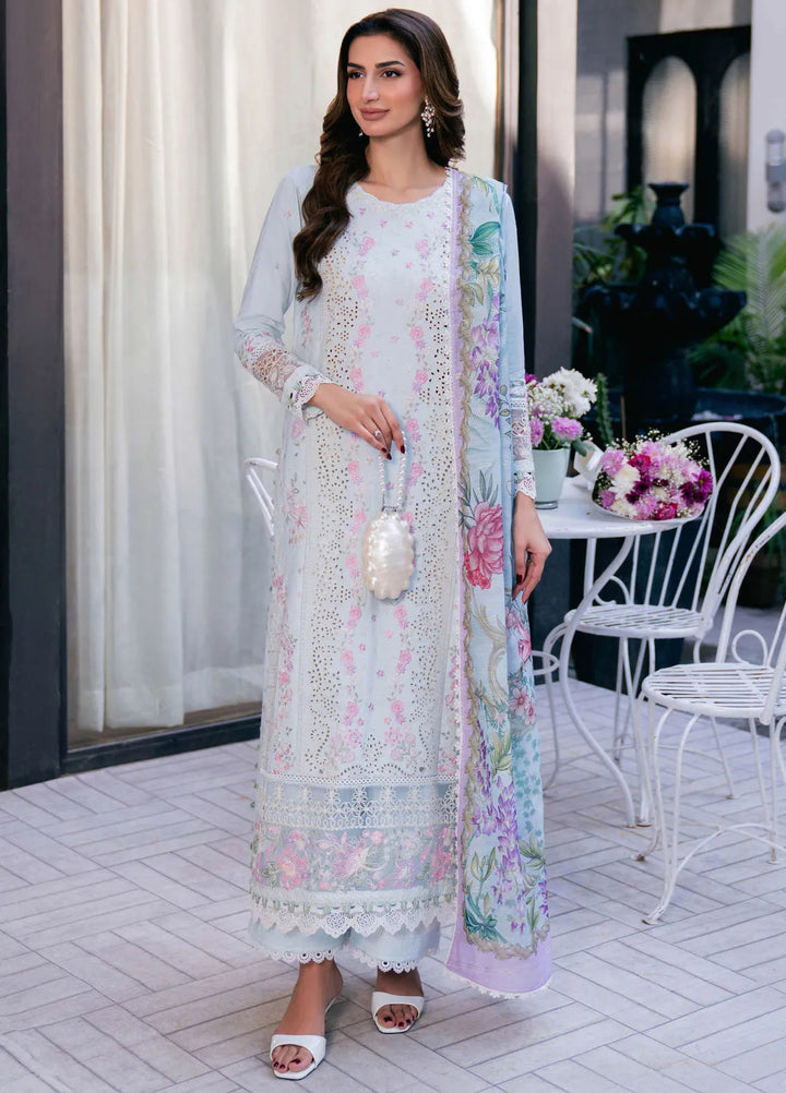 Symphony by Neeshay Embroidered Lawn Suits Unstitched 3 Piece NSH25S Aurelia - Summer Collection