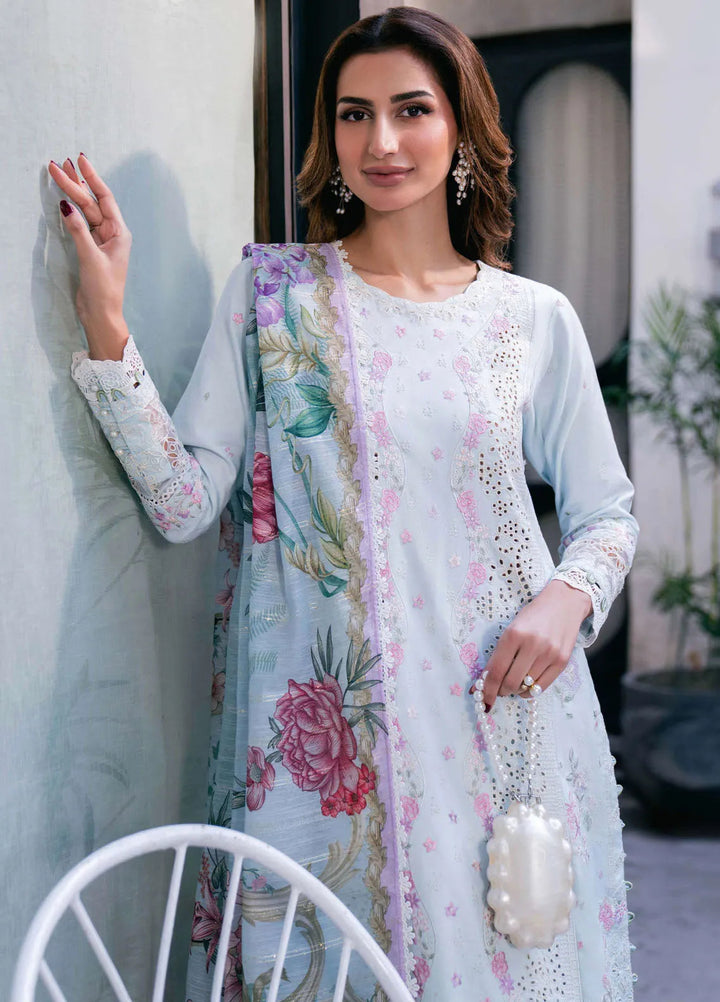 Symphony by Neeshay Embroidered Lawn Suits Unstitched 3 Piece NSH25S Aurelia - Summer Collection