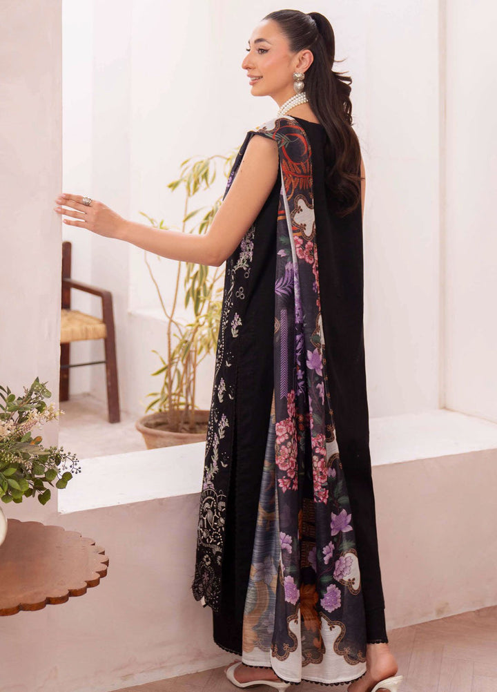 Symphony by Neeshay Embroidered Lawn Suits Unstitched 3 Piece NSH25SLL Inkstone - Summer Collection