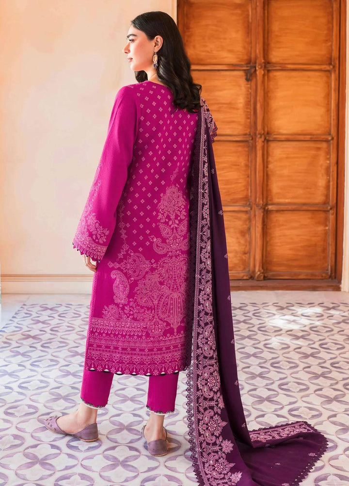 Taabeer By Seran Embroidered Khaddar Suits Unstitched 3 Piece SRN23T Nazneen - Luxury Collection