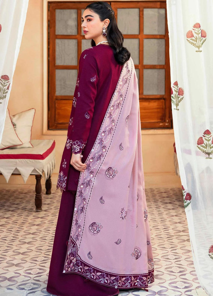 Taabeer By Seran Embroidered Khaddar Suits Unstitched 3 Piece SRN23T Aafreen - Luxury Collection