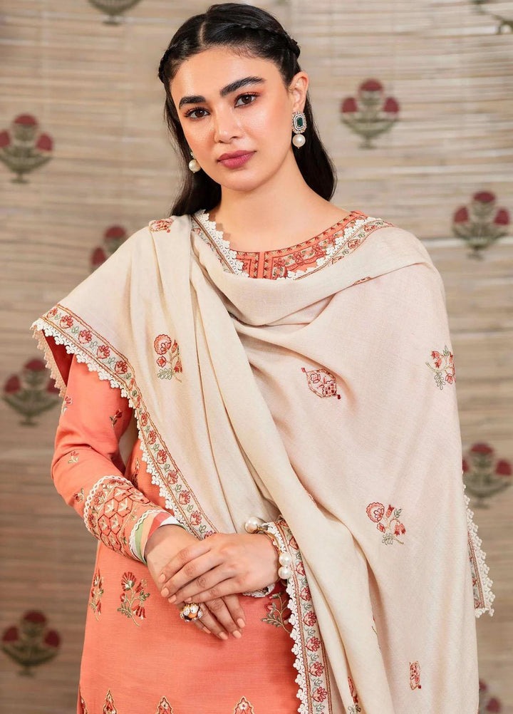 Taabeer By Seran Embroidered Khaddar Suits Unstitched 3 Piece SRN23T Roop - Luxury Collection