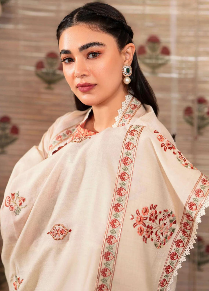 Taabeer By Seran Embroidered Khaddar Suits Unstitched 3 Piece SRN23T Roop - Luxury Collection