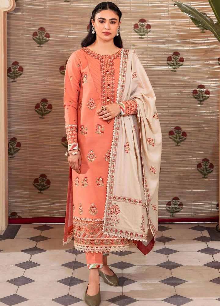 Taabeer By Seran Embroidered Khaddar Suits Unstitched 3 Piece SRN23T Roop - Luxury Collection