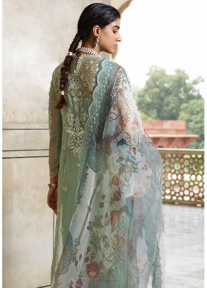 Taaruf By Seran Embroidered Chiffon Suits Unstitched 4 Piece SRN23TF D-01 Gulbano - Luxury Formal Collection