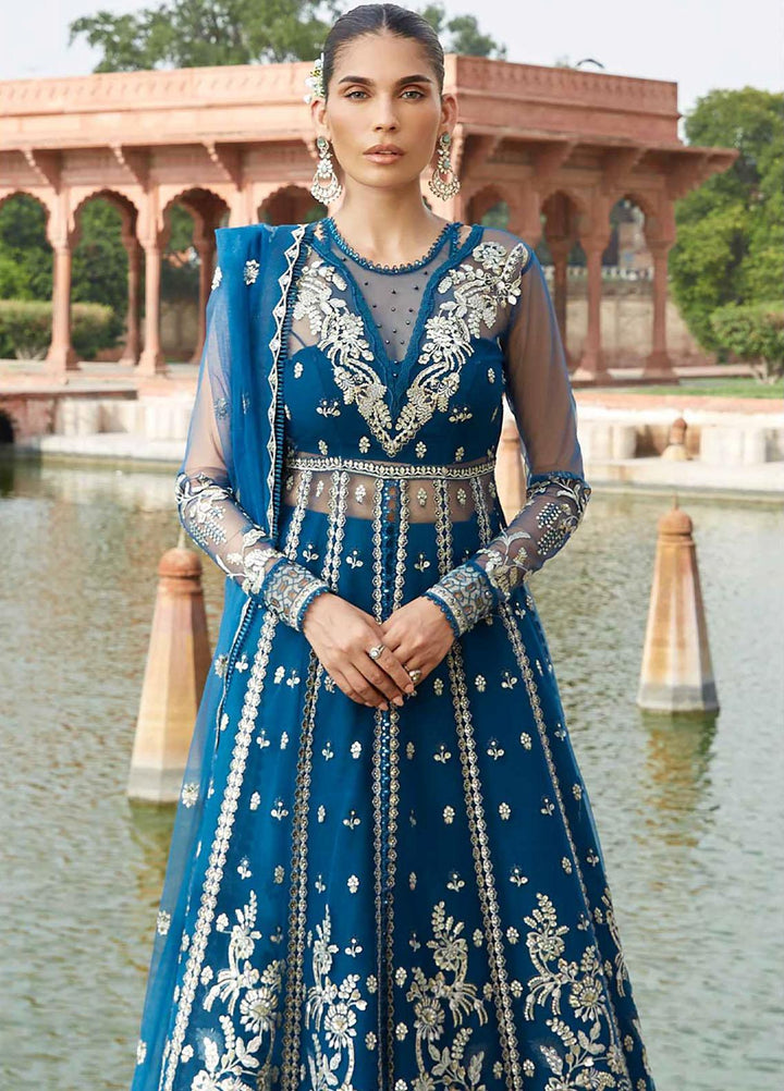 Taaruf By Seran Embroidered Net Suits Unstitched 4 Piece SRN23TF D-03 Maisha - Luxury Formal Collection