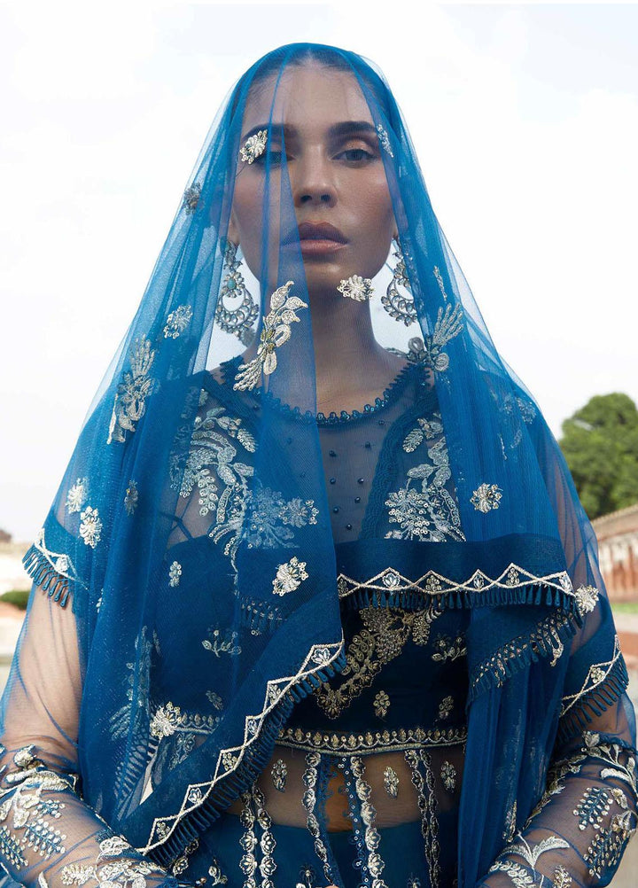 Taaruf By Seran Embroidered Net Suits Unstitched 4 Piece SRN23TF D-03 Maisha - Luxury Formal Collection