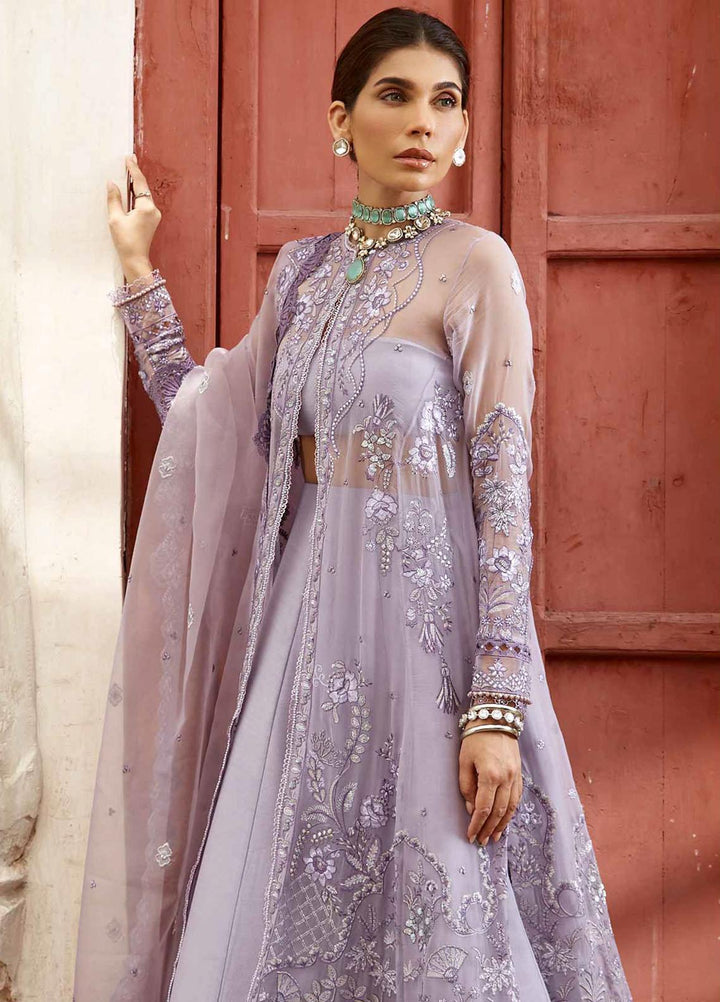 Taaruf By Seran Embroidered Chiffon Suits Unstitched 4 Piece SRN23TF D-04 Rumeysa - Luxury Formal Collection