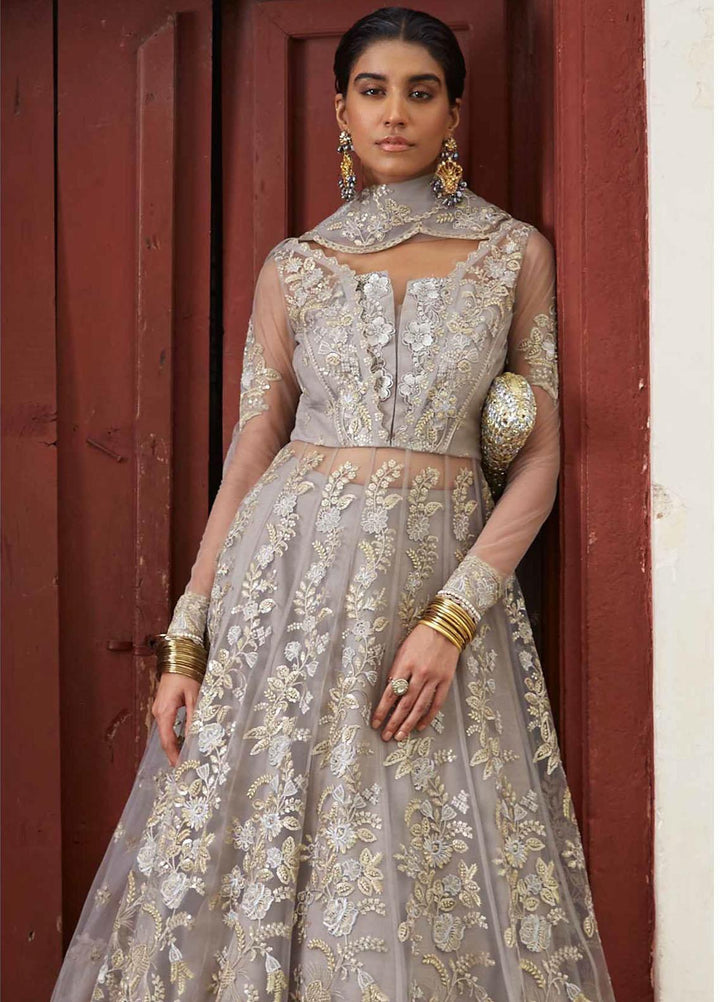 Taaruf By Seran Embroidered Net Suits Unstitched 4 Piece SRN23TF D-05 Hana - Luxury Formal Collection