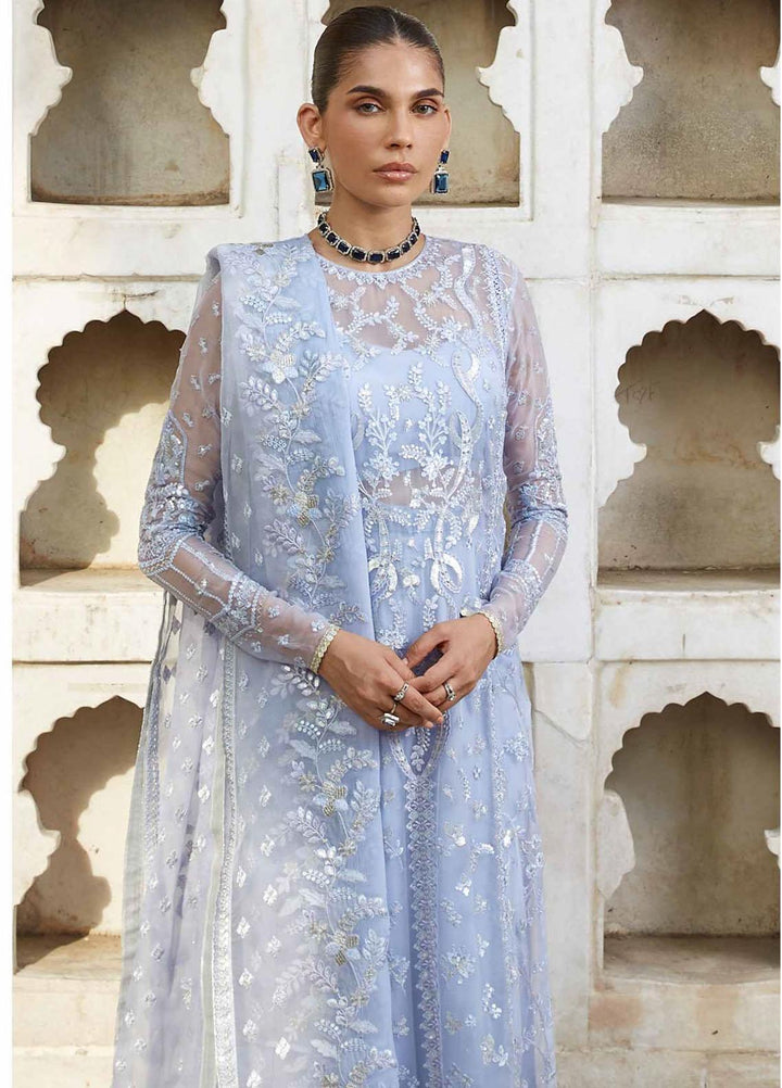 Taaruf By Seran Embroidered Chiffon Suits Unstitched 4 Piece SRN23TF D-07 Fareeda - Luxury Formal Collection