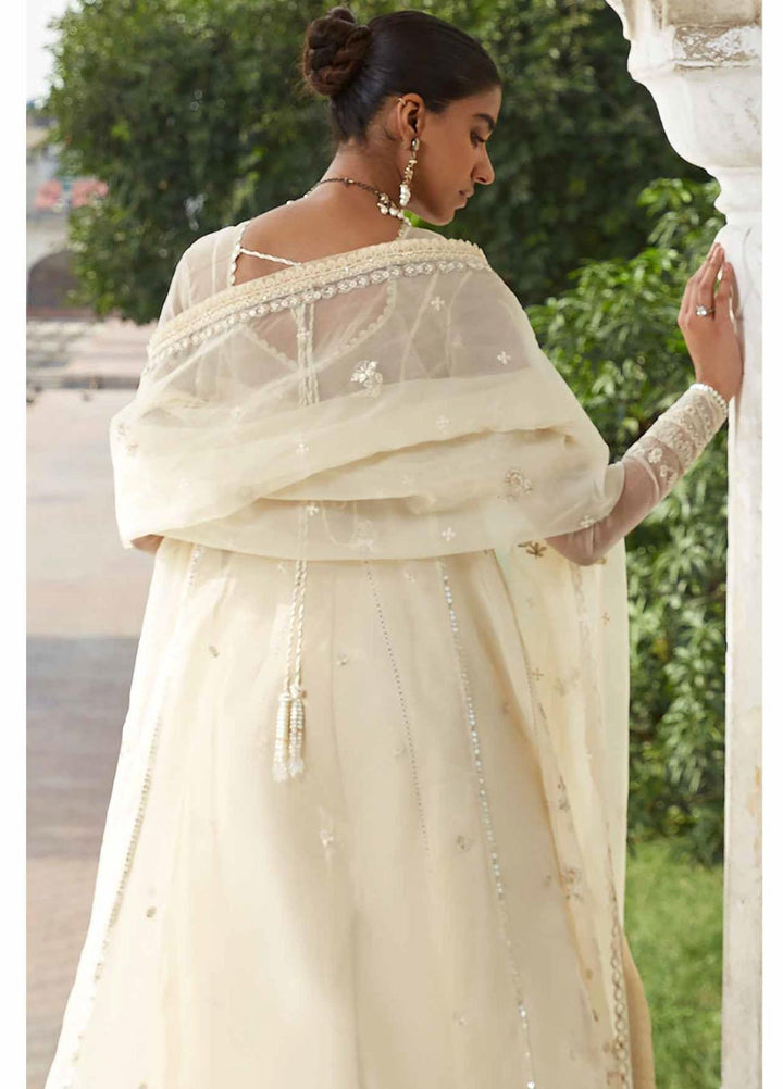 Taaruf By Seran Embroidered Organza Suits Unstitched 4 Piece SRN23TF D-08 Zora - Luxury Formal Collection