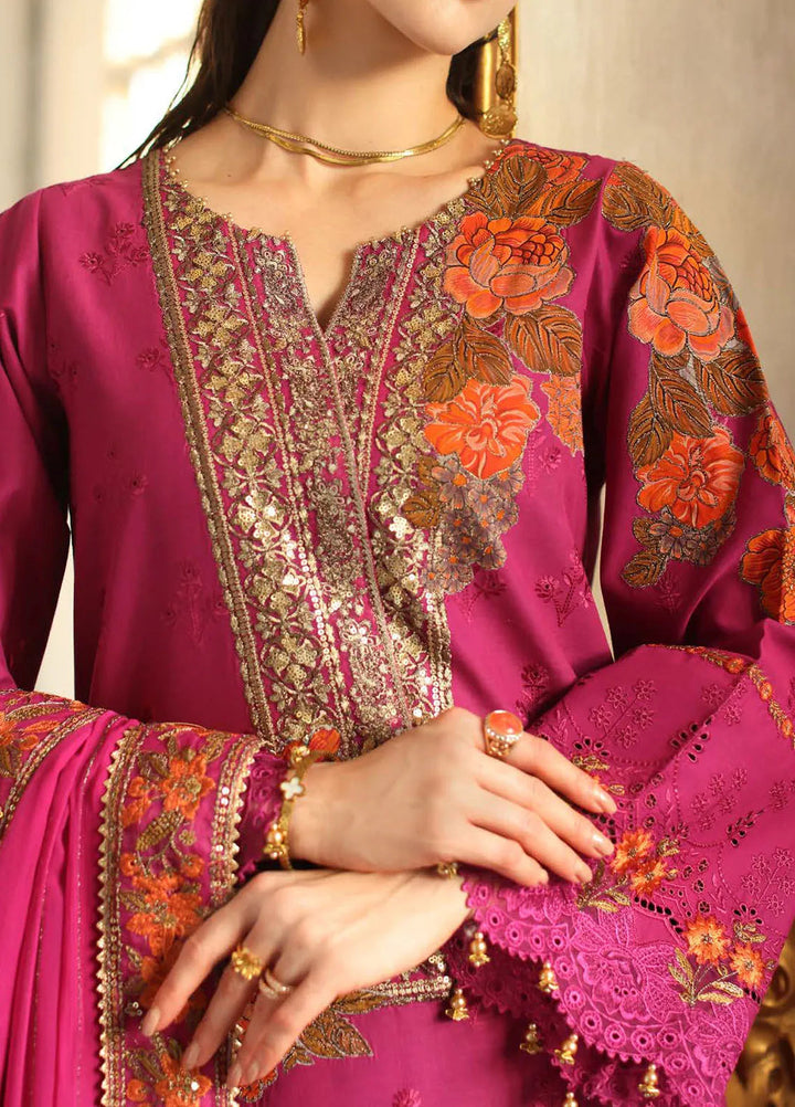 Tabeer by Charizma Embroidered Lawn Suit Unstitched 3 Piece CR25T CT5-07 - Summer Collection