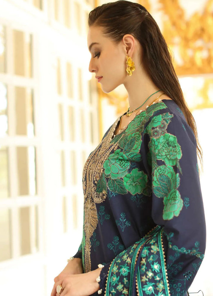 Tabeer by Charizma Embroidered Lawn Suit Unstitched 3 Piece CR25T CT5-08 - Summer Collection