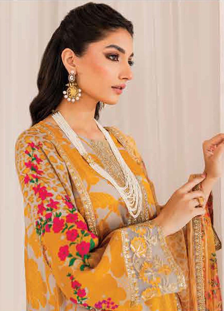 Tabeer By Charizma Embroidered Silk Suits Unstitched 3 Piece CRZ23TS CTW-06 - Winter Collection
