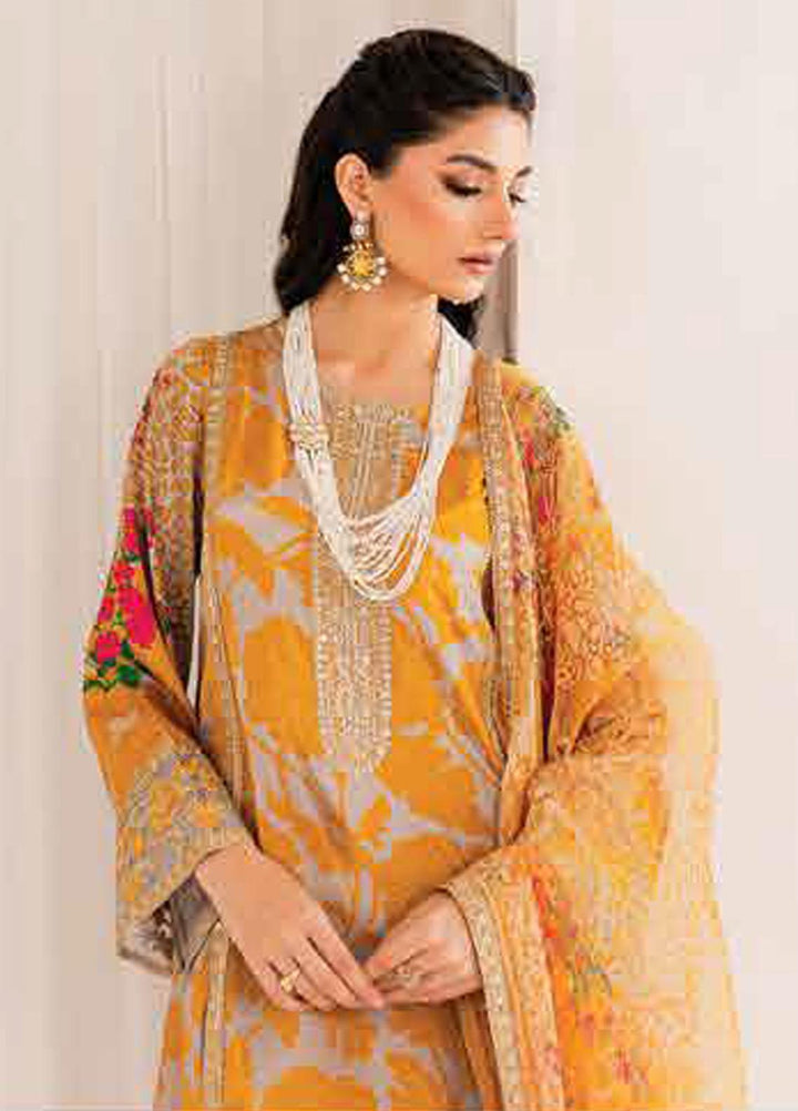 Tabeer By Charizma Embroidered Silk Suits Unstitched 3 Piece CRZ23TS CTW-06 - Winter Collection