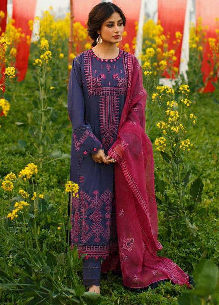 Tabeer by Cross Stitch Embroidered Lawn Suits Unstitched 3 Piece CS21T 01-BARGELLO TRACERY - Summer Collection